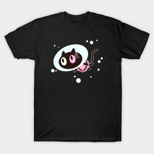 Cookie Cat in the Milky Way T-Shirt